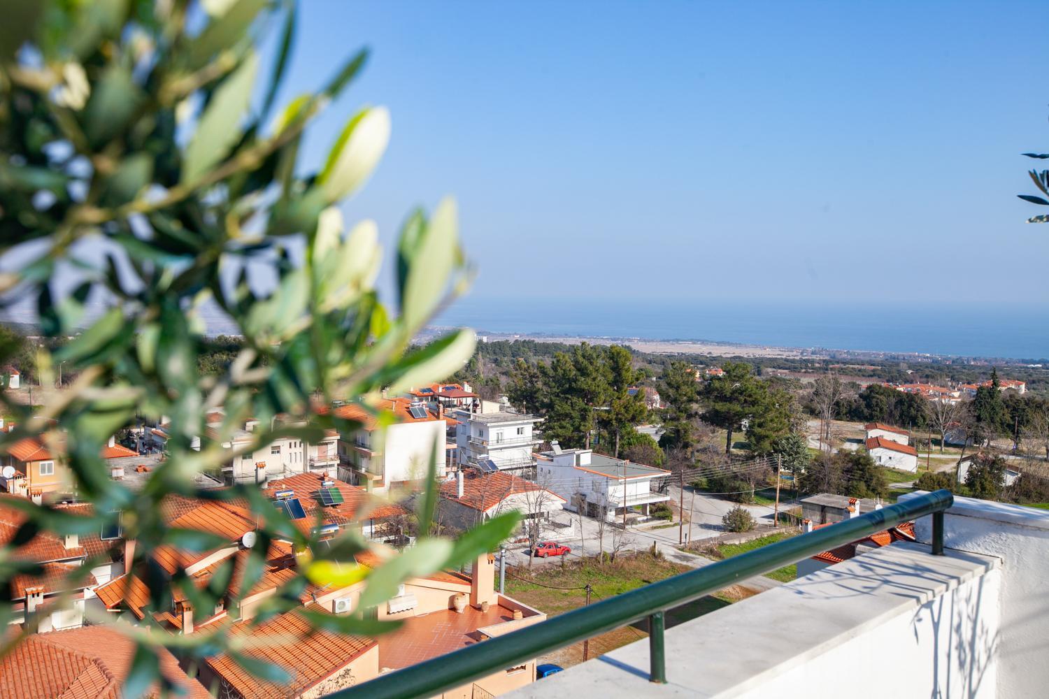 Rodon Apartment With Great View, Sauna And Jacuzzi Літохоро Екстер'єр фото