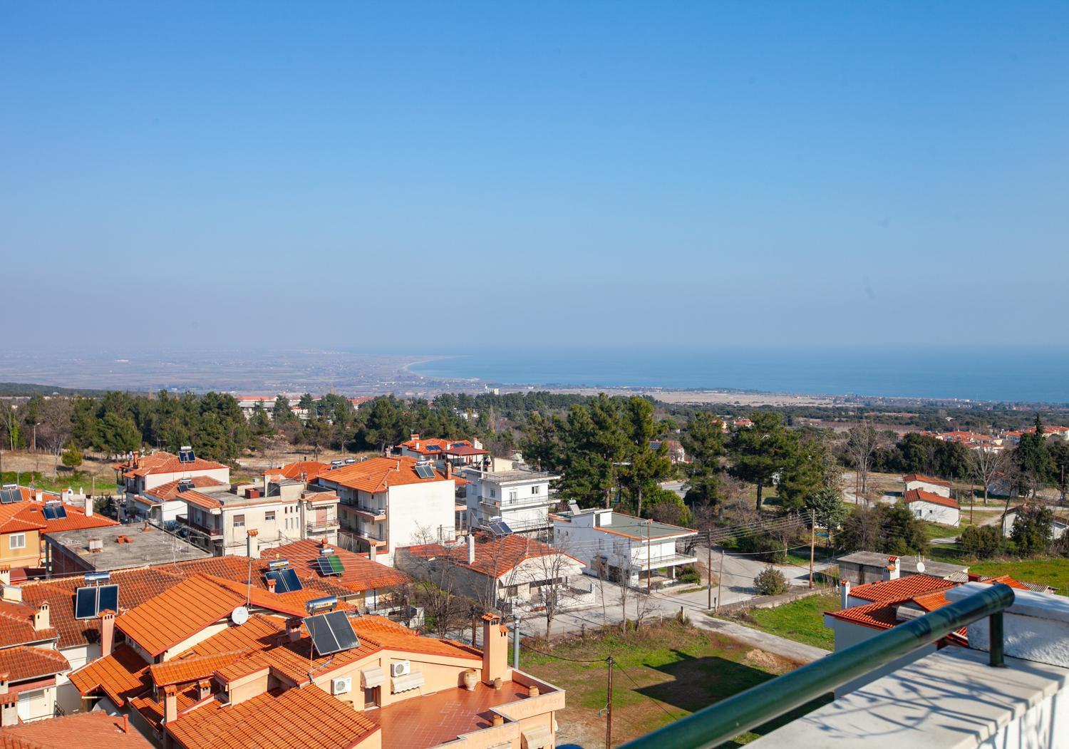 Rodon Apartment With Great View, Sauna And Jacuzzi Літохоро Екстер'єр фото