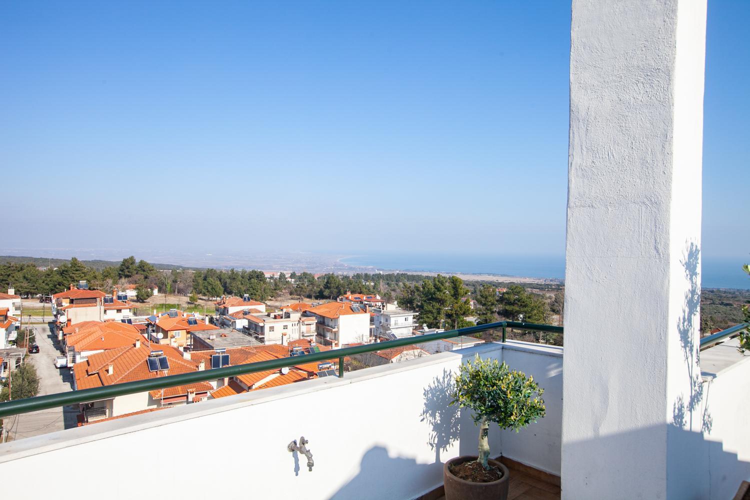 Rodon Apartment With Great View, Sauna And Jacuzzi Літохоро Екстер'єр фото