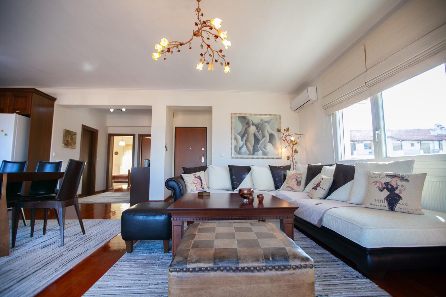 Rodon Apartment With Great View, Sauna And Jacuzzi Літохоро Екстер'єр фото